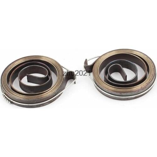 36 x 6mm Drill Press Quill Feed Return Coil Spring Assembly Bronze Tone 2 Pcs