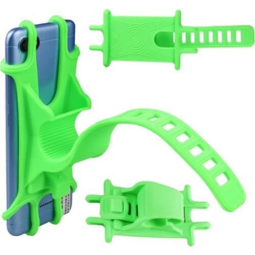 Universal Bike Motorcycle Mobile Phone Stand Holder Silicone Non-slip Buckle Pull Phone Mount Motorcycles Handlebar Tools