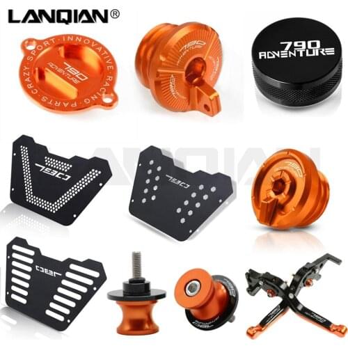 For 790 Adventure Motorcycle Accessories Engine Guard Cover Engine Oil Cap 790 ADV 790 Adventure R / S 2019 UP Parts