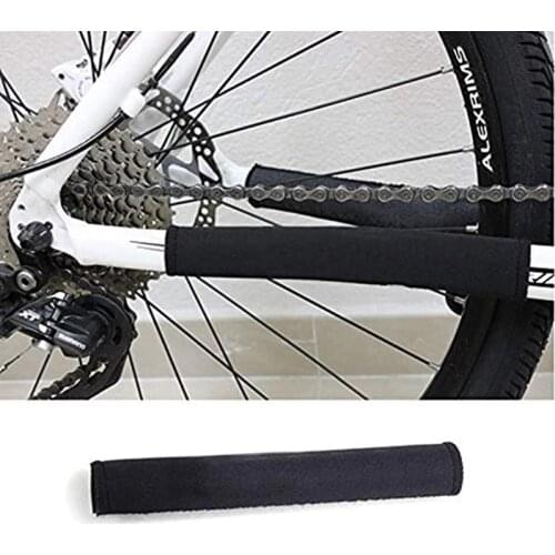 2pcs Cycling Care Chain Posted Guards Bicycle Frame Chain Protector Chain Protection Cover Pad Cycling Bike Accessories