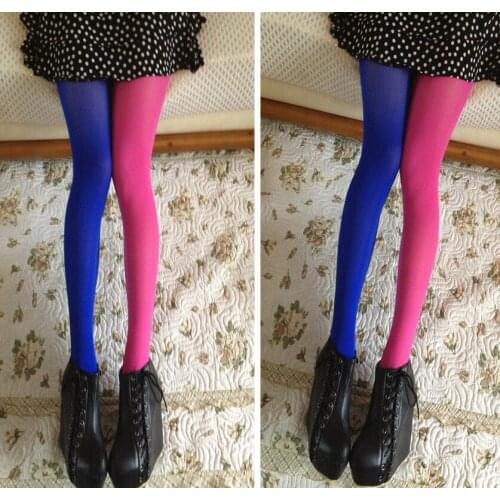 Women Sexy Solid Patchwork Tights Stretchy Pantyhose Stockings Elastic Stocking