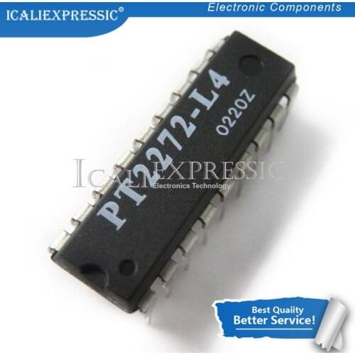 10PCSs PT2272-L4 DIP18 PT2272 DIP new and original IC In Stock