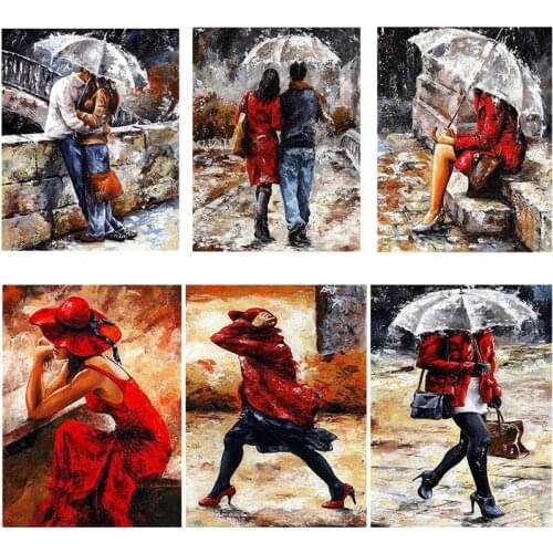 5d Full Square/Round drill Diamond Painting Cross stitch -Lovers- Rhinestone Diamond embroidery Mosaic Home Decoration SH