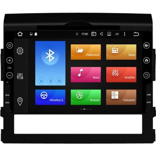Android 9.0, 4G RAM 32G ROM 10.1 inch GPS Navigation System DVD Stereo Media Auto Radio For Toyota Land Cruiser 2008-2012 DAB