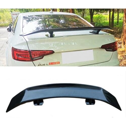 CEYUSOT GT Style Spoiler For Audi A4 Car Trunk Universal Rear Spoiler Wing Audi B6 B7 B8 B9 2003-20 Color Tail Fin Accessories