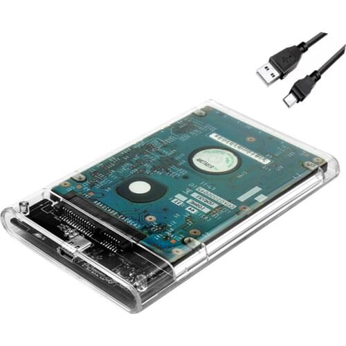 USB 3.0 5Gbps 2.5-inch HDD SSD Case SATA External Enclosure Hard Disk Drive Box for PC Hard Drive Portable Harddisk Shell