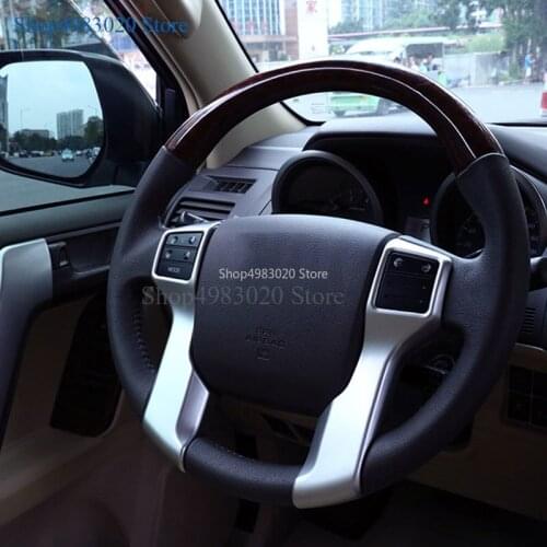 For Toyota Land Cruiser Prado 150 2010 2011 2012 2013 2014 2015 2016 2017 J150 LC150 Steering Wheel Decorative Sequins 2PCS/set