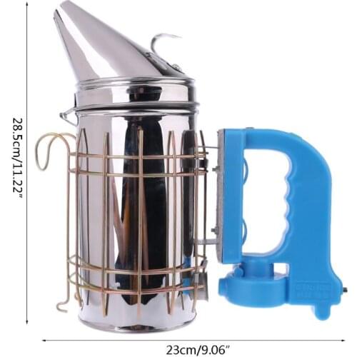 Electric Beekeeping Smoker Stainless Steel Manual Bee Farm Beekeeper Tool Equipment Smoke Garden Mites Treatment Supplies USB