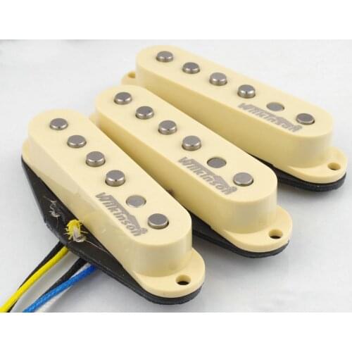 Electric Guitar Pickups Wilkinson WVS Ainico5 Single coil Guitar Pickup For Squier Stratocaster Pickups Replacement