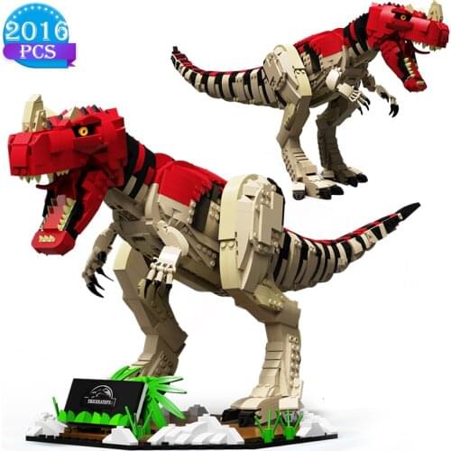 Ideas Animals Series Jurassic Dinosaur Building Blocks Technical Expert Ceratosaurus Assembly Model Bricks Set Toys Boys Gifts