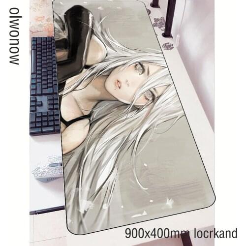 Nier mouse pad gamer laptop 90x40cm notbook mouse mat gaming mousepad Boy Gift pad mouse PC desk padmouse mats