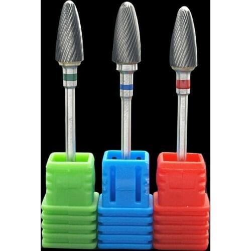 Kimaxcola Tungsten Carbide Nail Drill Bits Manicure Milling Cutters For Nail Cutter Electric Machine 101001
