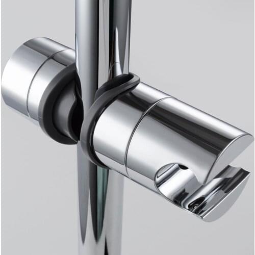 18-25mm Hand Shower Bracket fit to ABS Adjustable Rail Head Slider Holder Adjustable Shower Holder Chrome Plated Bathroom Tools
