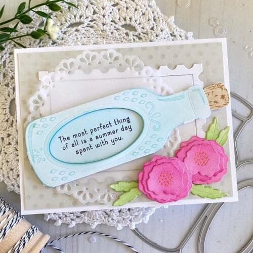 Metal Cutting Dies Cut Die Mold Drifting Bottle Decoration Scrapbook Paper Craft Knife Mould Blade Punch Stencils Dies