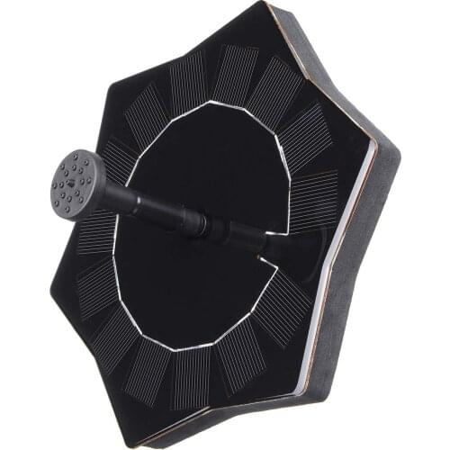 Water Pump Panel Kit Leaf Floating Pump Solar Powered Water Fountain Pump For Pool Garden Pond Watering Submersible Pumps