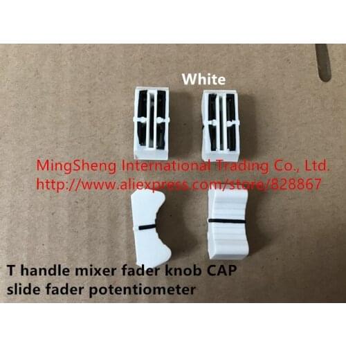 Original new 100% T handle mixer fader knob CAP slide fader potentiometer white red yellow black (SWITCH)