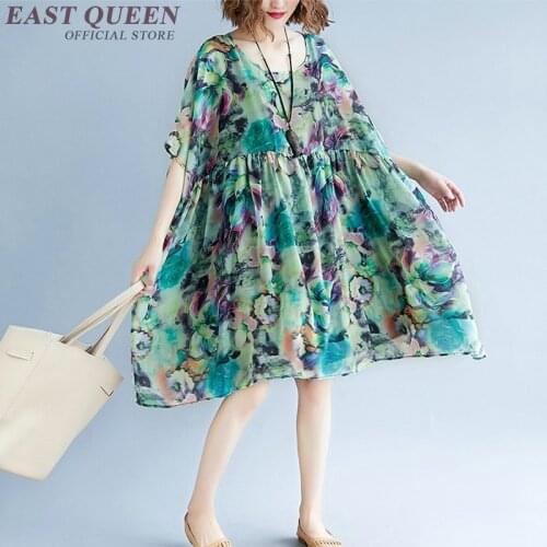 Dresses summer 2018 women hippie boho clothing chic dress beach fashion hippie chic female summer 2018 dress women ZZ003