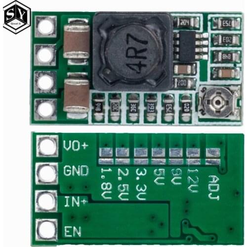 1PCS Mini DC-DC 12-24V To 5V 3A Step Down Power Supply Module Voltage Buck Converter Adjustable 97.5% 1.8V 2.5V 3.3V 5V 9V 12V