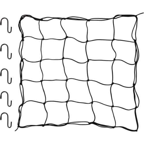Pressed Branch Net Stretchy Trellis Netting More Size Grow Tents With 4 Hooks 1 Pcs Nylon 15x15cm Black Plant Growth Nets