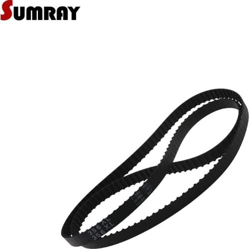 SUMRAY XL Timing Belt 340/348/350/352/356/360/364/370/372/376/380XL Transmission Belt For XL Timing Pulleys Ribbed Belt