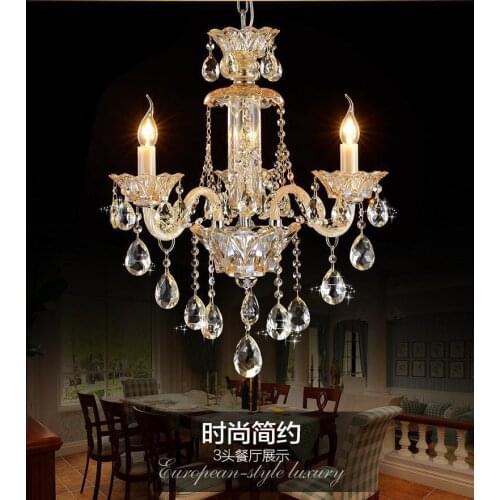 3 arms Lustres de Crystal LED Chandelier Lustres de Cristal Chandeliers Crystal Lampadario Luxury Chandelier