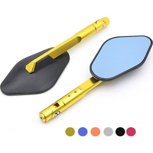 Motorcycle Rear View Mirror Universal Aluminum Rearview Mirror For Kawasaki Z650 Z750 Z800 Z900 Z1000 ER6N Yamaha XSR900 XSR 700