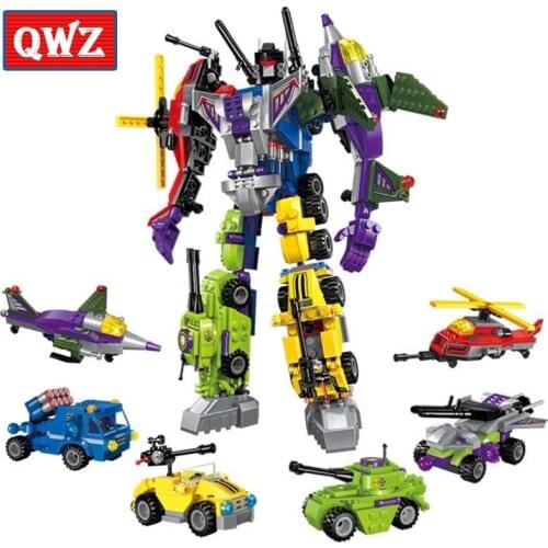 Variant Bricks Destroyer Ares Deformation Robot Building Blocks Sets Transform Bricks Model Kids Gift Toys