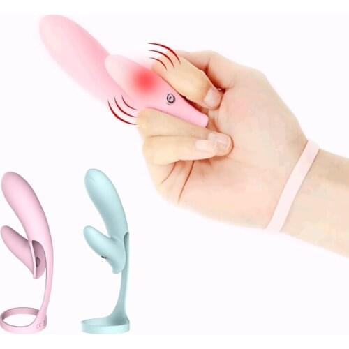 Finger Sleeve Vibrator Sex Toys For Women G Spot Massage Vagina Clitoris Stimulator Female Masturbator Lesbian Adult Products