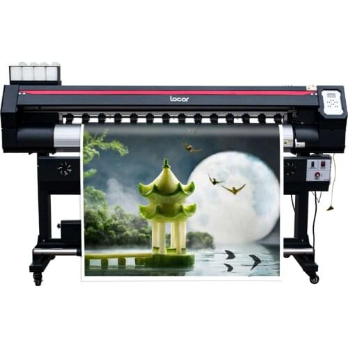 Vinyl Graphic Banner Printer Printing Machine 1600mm Wide Format Printer Eco Solvent made in China XP600 Plotter