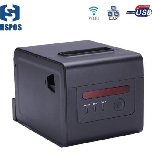 Waterproof 3 inch pos usb wifi thermal receipt printer prp 080 with 300mm/s high speed support multi language linux driver