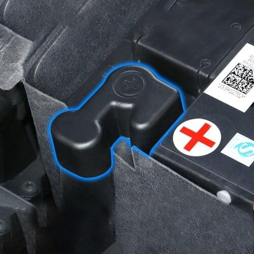 For volkswagen Passat B8 2016-2019 Car Engine Battery Anode Terminal Pole Protector Cover Battery cover Car interior accessories