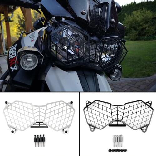 Areyourshop For Triumph Tiger 800 XC/XCX/XR/XRX 1200 & 1200XC Explorer Headlight Guard Protector Grill Cover Motorcycle Parts