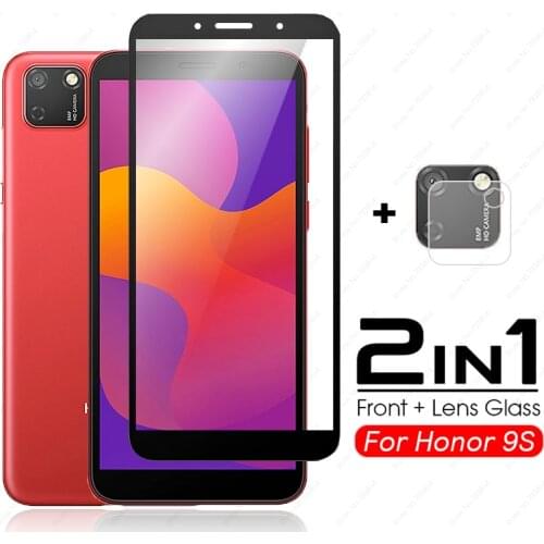 2in1 full cover Tempered Glass for huawei honor 9s Screen Protector For Huawei Honor 9S 9 s 2020 protective glass lens glass
