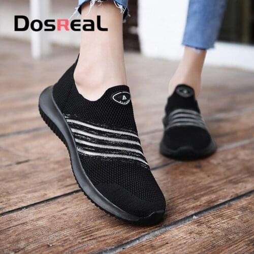Dosreal Women Chunky Sneakers Shoes Summer Breathable Mesh Shoes Gingham Casual Shoes Female Walking Flat Shoes
