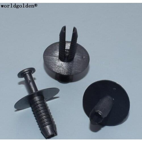 Worldgolden 10pcs auto fasteners Bumper Trim Push-Type Retainer for BMW#51118174185