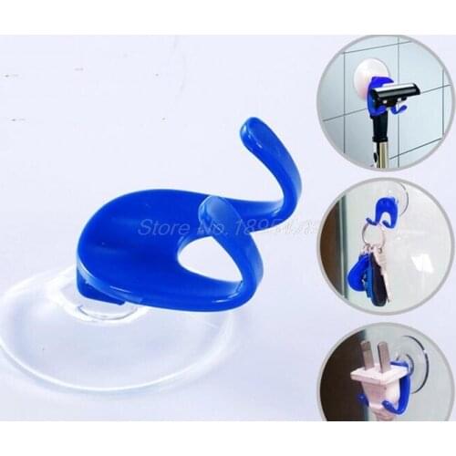 200PCS Multifunction Clear Blue Plastic Super Suction Cup Razor Rack Bathroom Razor Holder Suction Cup Shaver & phone holder