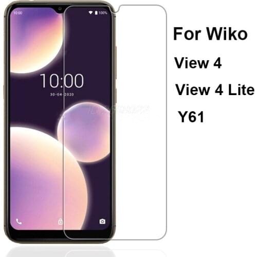 3-1PCS Tempered Glass For Wiko View 4 / 4 Lite View4 Lite Screen Protector Protective Glass on the Pelicula Wiko Y61 Front Film