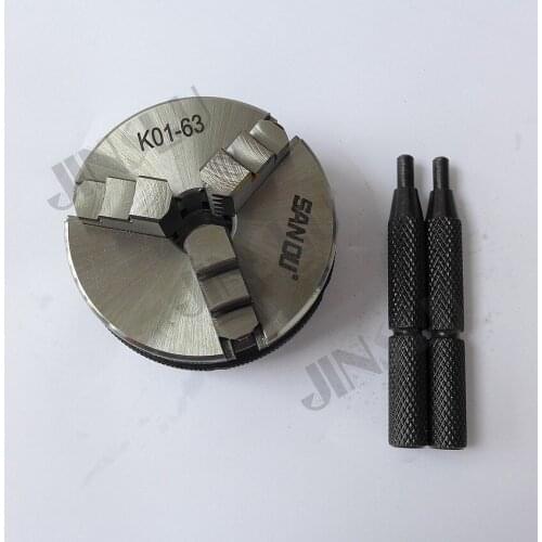 3 Jaw Mini Lathe Chuck Self-centering Chuck SANOU K01-63 M14-1 thread