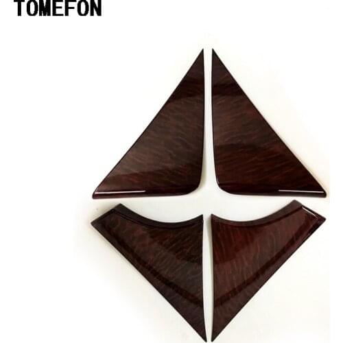 4Pcs Wood Pattern For Nissan Armada Patrol Infiniti QX56 QX80 Y62 2010-2018 ABS Door Inner Sticker for Each Door Accessories