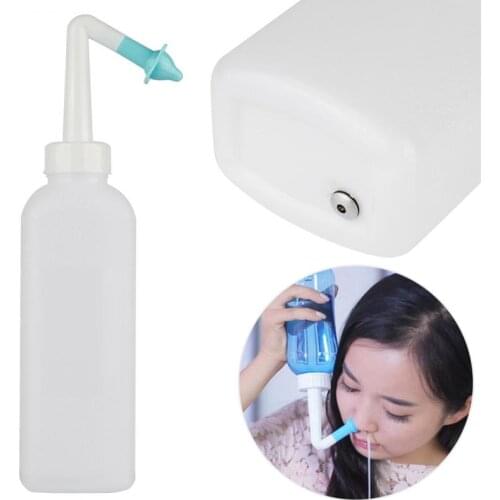 500ML 3 Heads Nasal Wash Cleaner Nose Cleaning Bottles Adults Children Moistens Irrigator Avoid Allergic Rhinitis Dropship