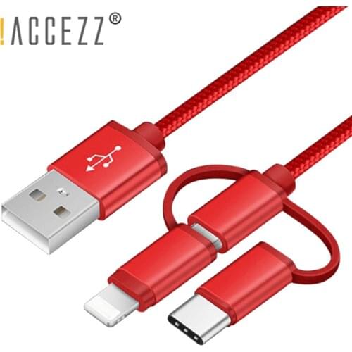 !ACCEZZ 3 In 1 Cables