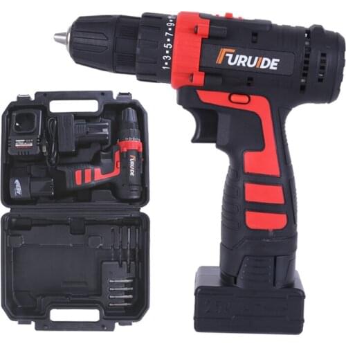 Cordless Drill Electric Screwdriver Mini Wireless Power Driver DC Lithium-Ion Battery Electric Drill Tool Screw Driver Drill Bit