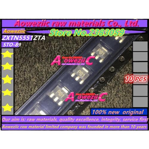 Aoweziic 100% new original ZXTP5401ZTA Printed P01 / ZXTN5551ZTA Printed N51 SO-T89 Transistor