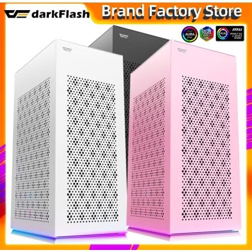 DarkFlash DLH21 Computer Cases Mini Tower Type ITX Case PC Gaming Case SFX Power Supply Shell Case With USB 3.0 Type-C Interface