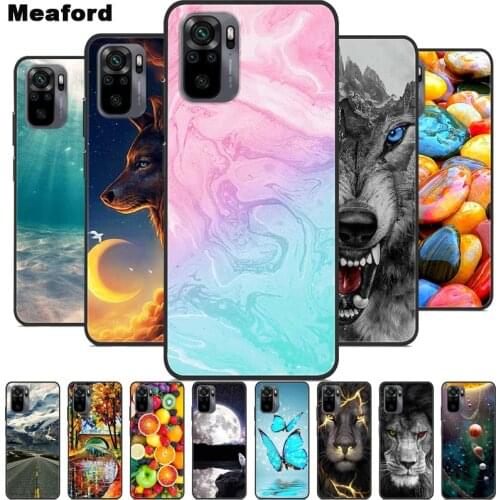 For Xiaomi Redmi Note 10 Case Silicon Back Cover Phone Case For Xiaomi Redmi Note 10 4G Soft Case Note10 2021 coque bumper Shell