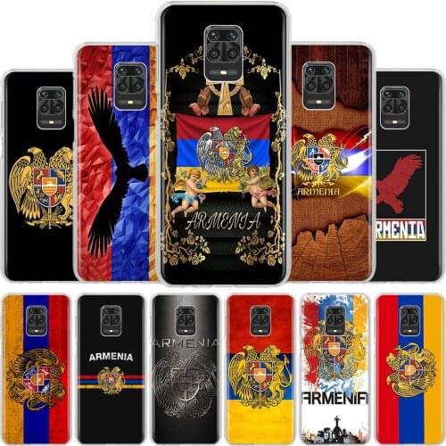 Phone Case for Xiaomi Redmi Note 8 9 Pro 8T 9T 5G 9S 7 7A 8A 9A 9 Power K20 K30 Pro Hard PC Cover Armenia Armenians Flag