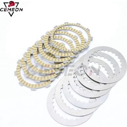 Honda CB400SS CB650F XL600V XR400 XR400M XR400SM VT 600C 600CD 600CD2 Motorcycle Clutch friction plate Steel plate clutch disc