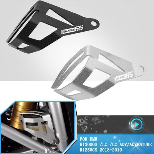 For BMW R1200GS Adventure R1250GS 2018 2019 Motorcycle Rear Brake Fluid Reservoir Guard Cover Protection R 1200 GS LC ADV 2014