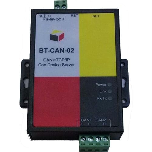 Ethernet to CAN to Ethernet Dual Isolation Industrial 2 CAN to Ethernet Bus