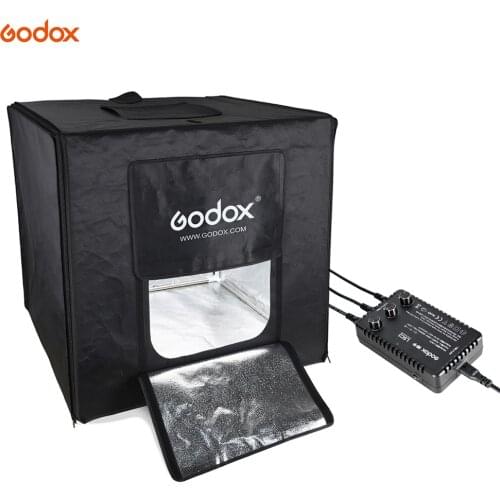 Godox Mini LED Photography Studio Shooting Tent Softbox 80*80*80cm LST80 3PCS LED lamp band Power 60W 13500~14500 Lumen